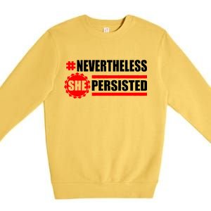 Nevertheless She Persisted NEVERTHELESS Resist Premium Crewneck Sweatshirt