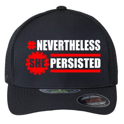 Nevertheless She Persisted NEVERTHELESS Resist Flexfit Unipanel Trucker Cap