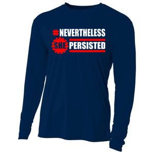 Nevertheless She Persisted NEVERTHELESS Resist Cooling Performance Long Sleeve Crew