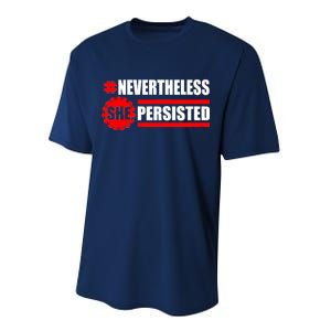 Nevertheless She Persisted NEVERTHELESS Resist Performance Sprint T-Shirt