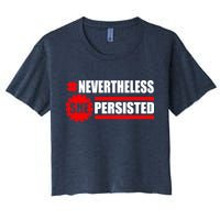 Nevertheless She Persisted NEVERTHELESS Resist Women's Crop Top Tee