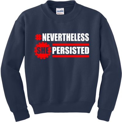 Nevertheless She Persisted NEVERTHELESS Resist Kids Sweatshirt