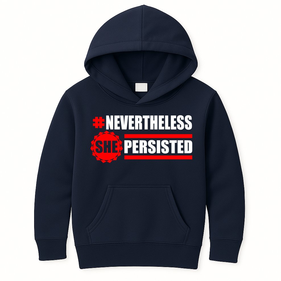 Nevertheless She Persisted NEVERTHELESS Resist Kids Hoodie