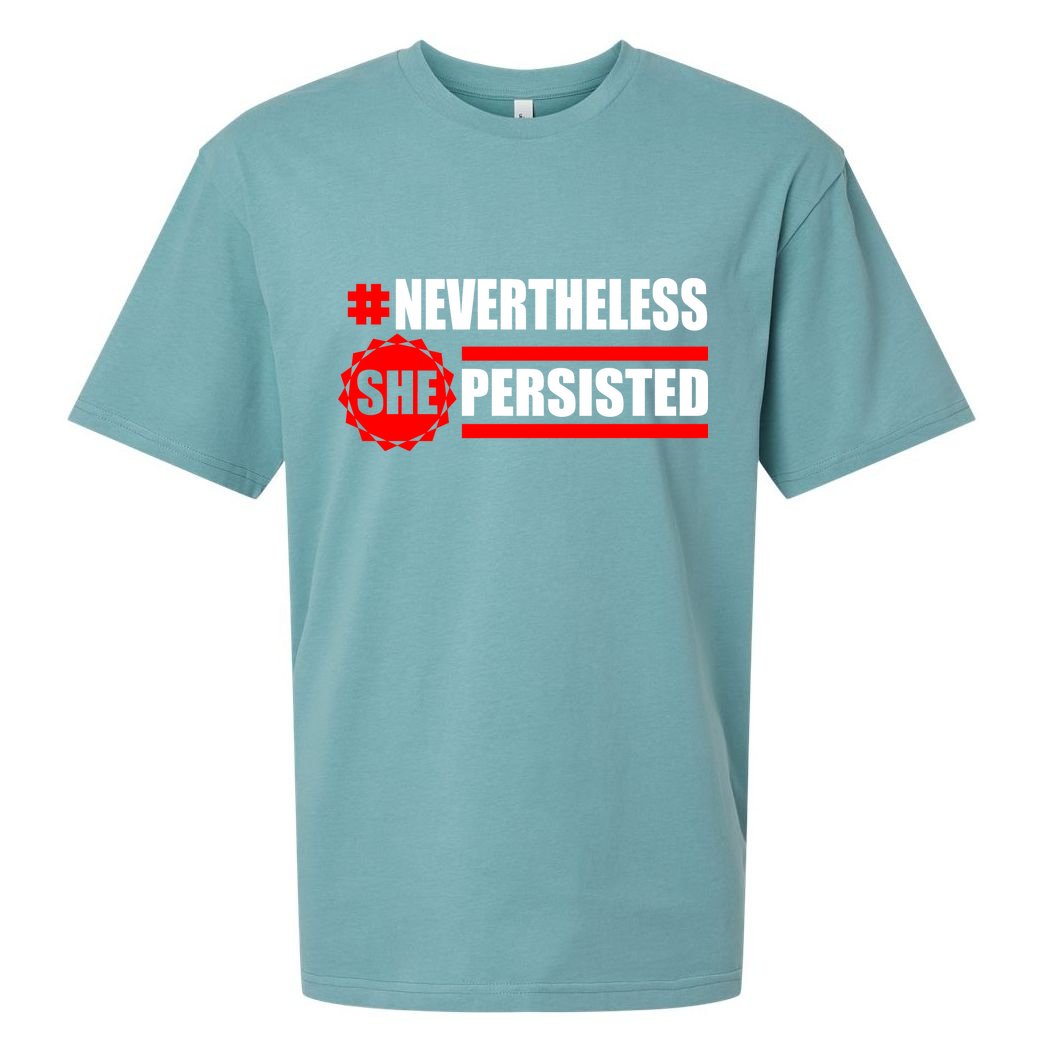 Nevertheless She Persisted NEVERTHELESS Resist Sueded Cloud Jersey T-Shirt
