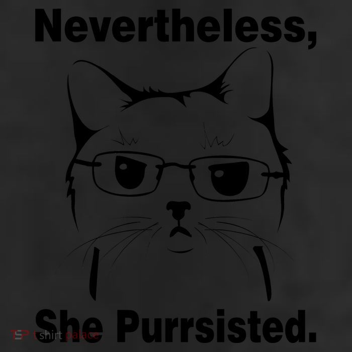Nevertheless She Purrsisted Cat Persisted 11oz C Handle Ceramic Mug