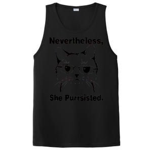 Nevertheless She Purrsisted Cat Persisted PosiCharge Competitor Tank