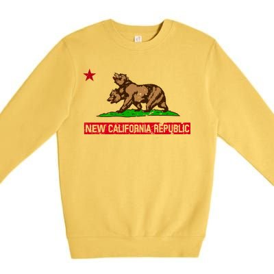 New California Republic Vintage Premium Crewneck Sweatshirt