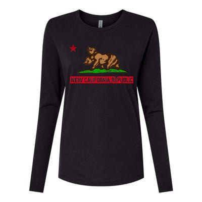 New California Republic Vintage Womens Cotton Relaxed Long Sleeve T-Shirt