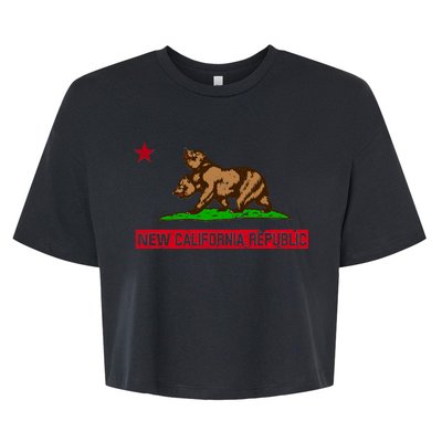 New California Republic Vintage Bella+Canvas Jersey Crop Tee