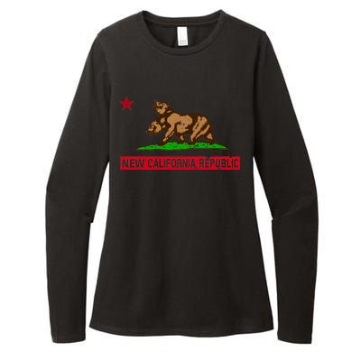 New California Republic Vintage Womens CVC Long Sleeve Shirt