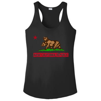 New California Republic Vintage Ladies PosiCharge Competitor Racerback Tank