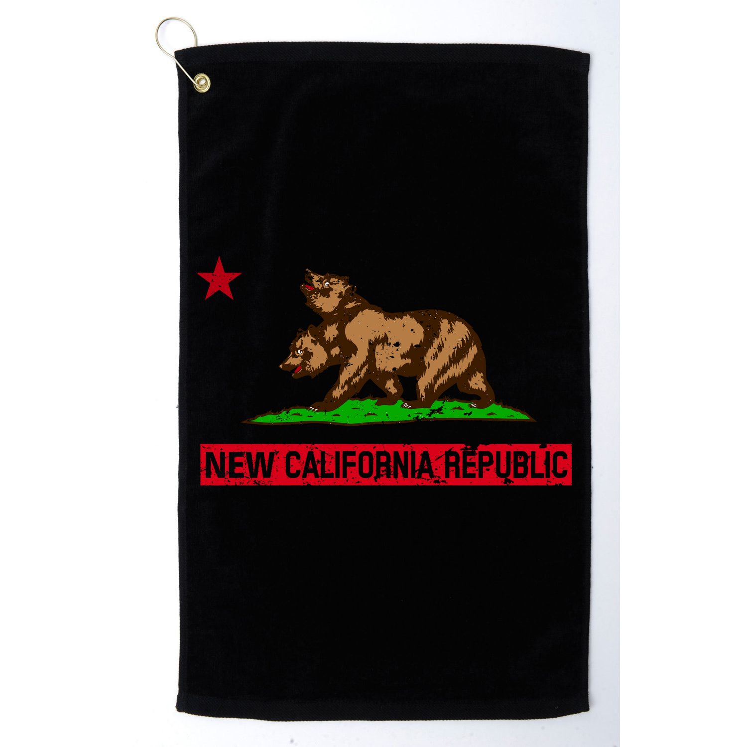 New California Republic Vintage Golf Towel