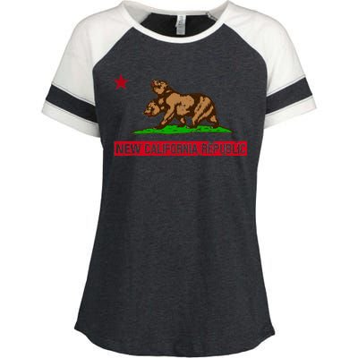 New California Republic Vintage Enza Ladies Jersey Colorblock Tee