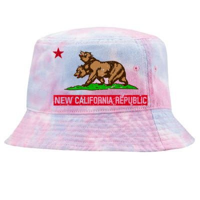 New California Republic Vintage Tie-Dyed Bucket Hat