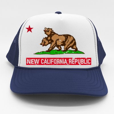 New California Republic Vintage Trucker Hat