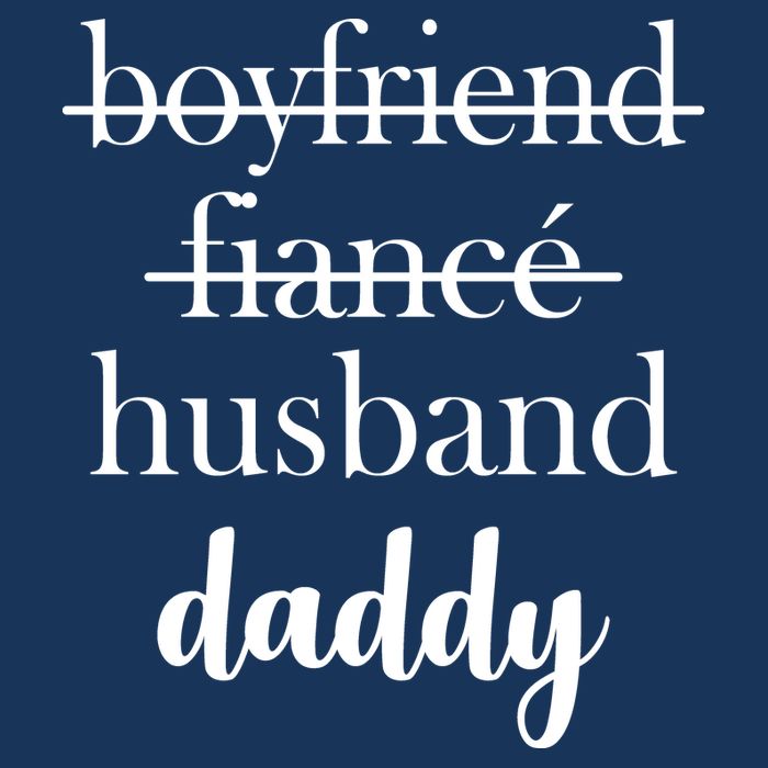 New Dad Boyfriend, Husband Fiance 7 Panel Mesh Trucker Snapback Hat
