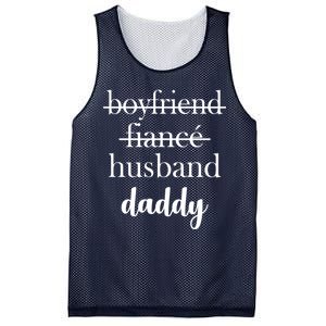 New Dad Boyfriend, Husband Fiance Mesh Reversible Basketball Jersey Tank