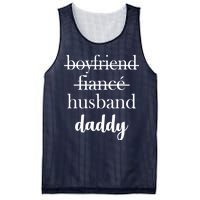 New Dad Boyfriend, Husband Fiance Mesh Reversible Basketball Jersey Tank