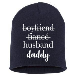 New Dad Boyfriend, Husband Fiance Short Acrylic Beanie