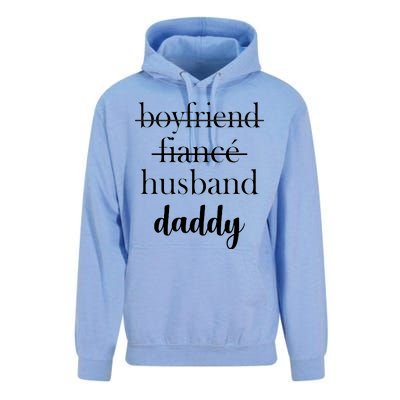 New Dad Boyfriend, Husband Fiance Unisex Surf Hoodie