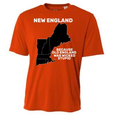 New England Because Old England Was Wicked Stupid Cooling Performance Crew T-Shirt