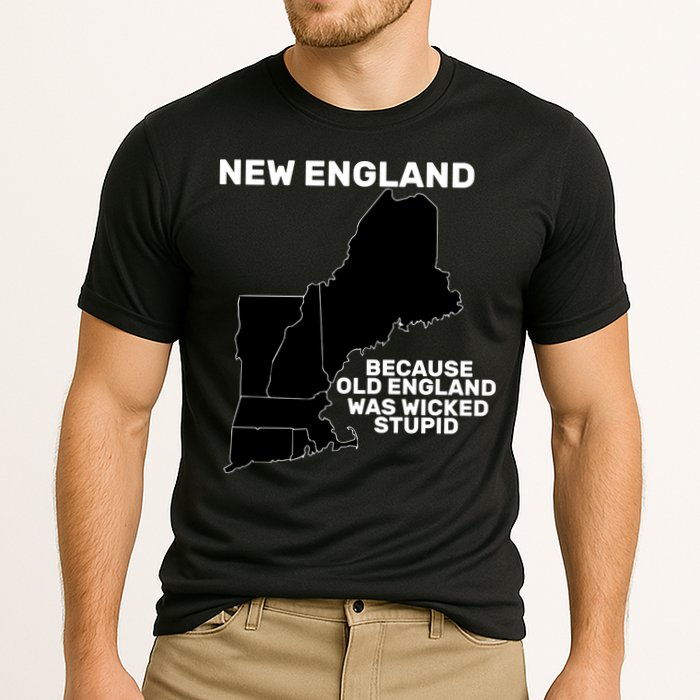 New England Because Old England Was Wicked Stupid Cooling Performance Crew T-Shirt