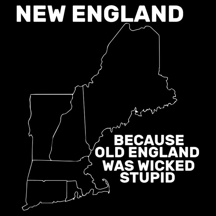 New England Because Old England Was Wicked Stupid Cooling Performance Crew T-Shirt