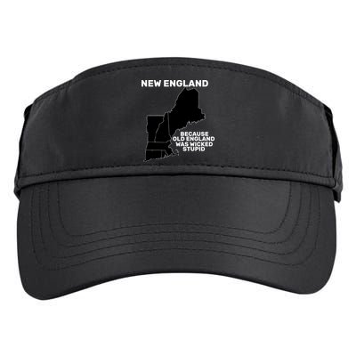 New England Because Old England Was Wicked Stupid Adult Drive Performance Visor