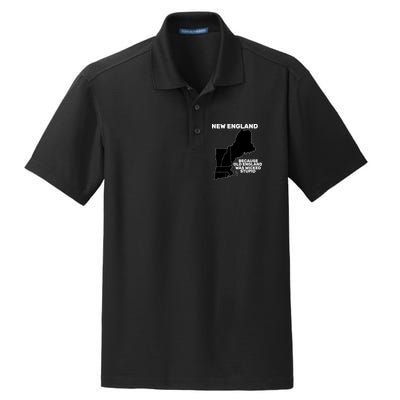 New England Because Old England Was Wicked Stupid Dry Zone Grid Polo