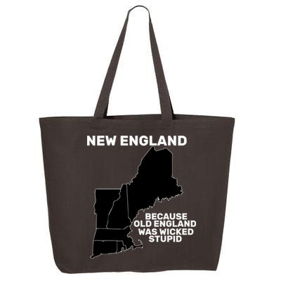 New England Because Old England Was Wicked Stupid 25L Jumbo Tote