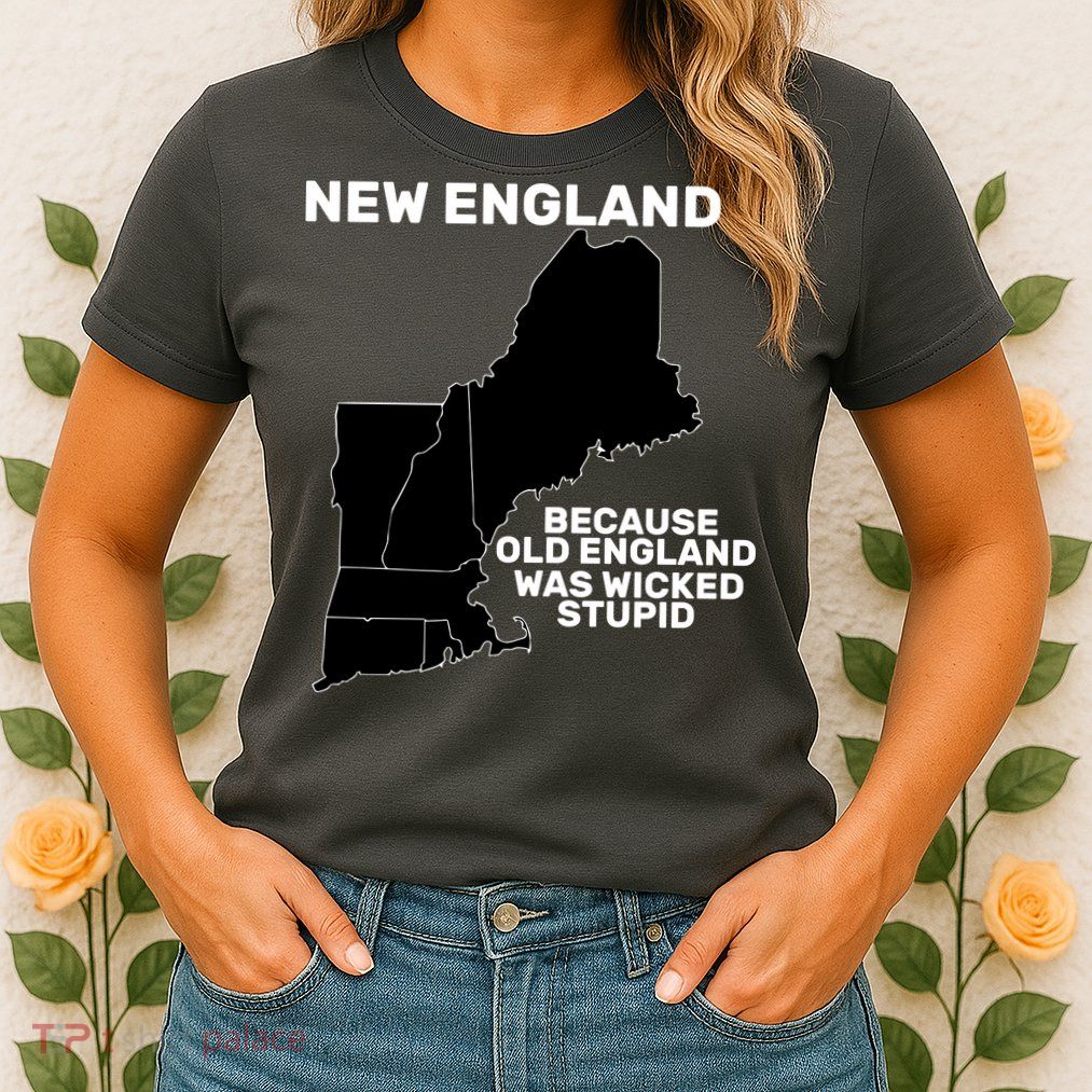 New England Because Old England Was Wicked Stupid Womens T-Shirt