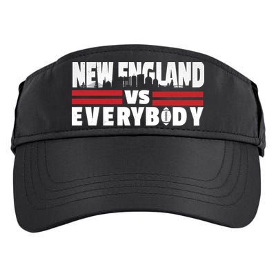 New England Vs Everybody City Adult Drive Performance Visor