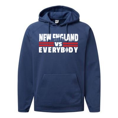 New England Vs Everybody City Performance Fleece Hoodie