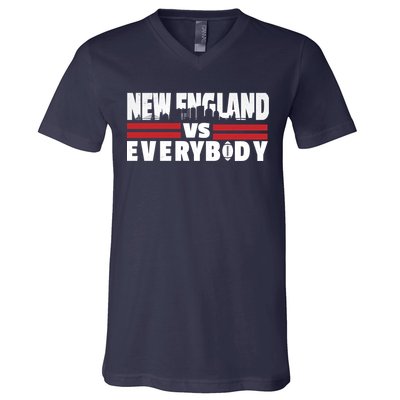 New England Vs Everybody City V-Neck T-Shirt