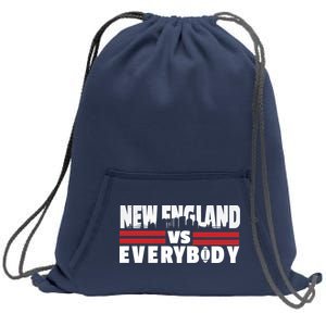 New England Vs Everybody City Sweatshirt Cinch Pack Bag