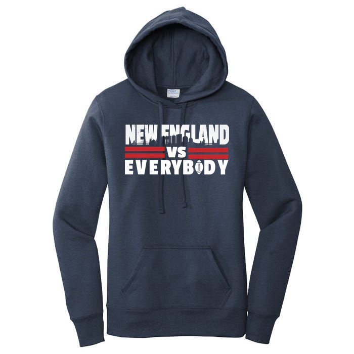 New England Vs Everybody City Women's Pullover Hoodie