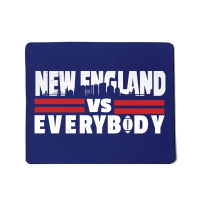 New England Vs Everybody City Mousepad