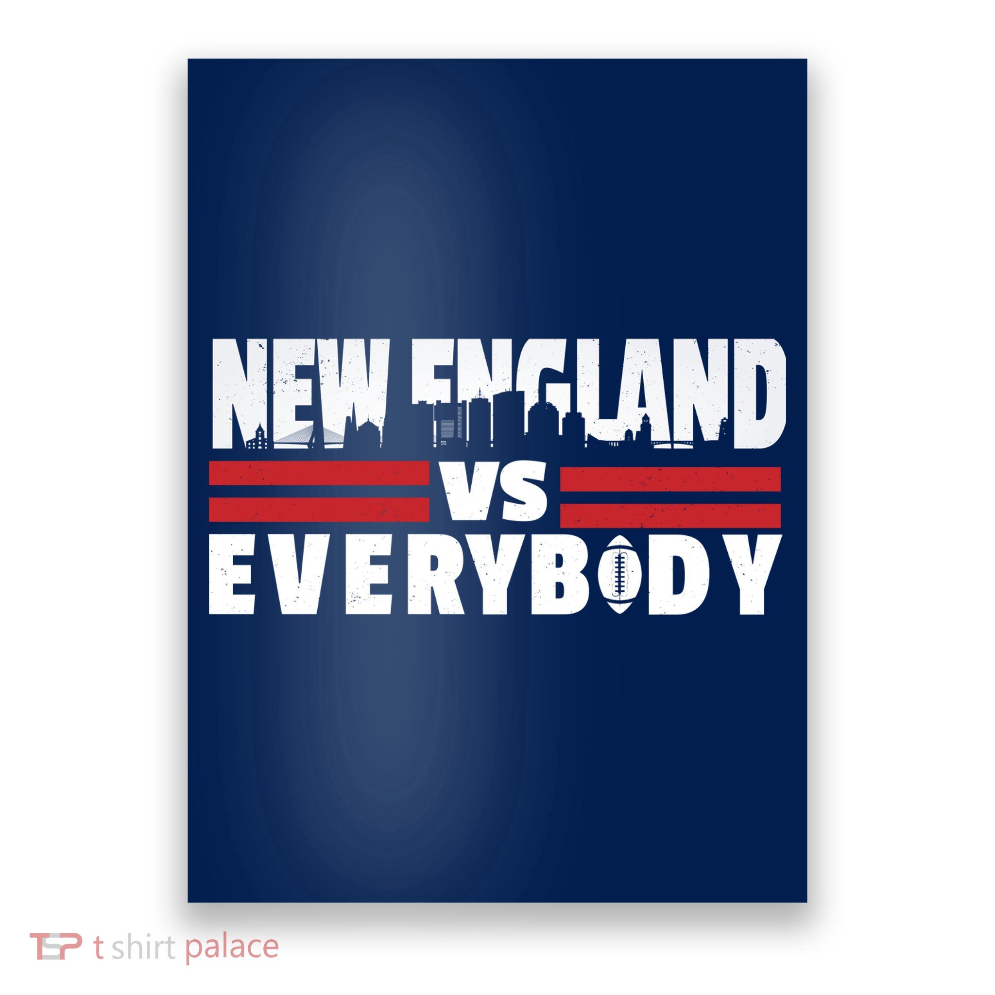 New England Vs Everybody City Poster