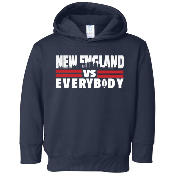 New England Vs Everybody City Toddler Hoodie