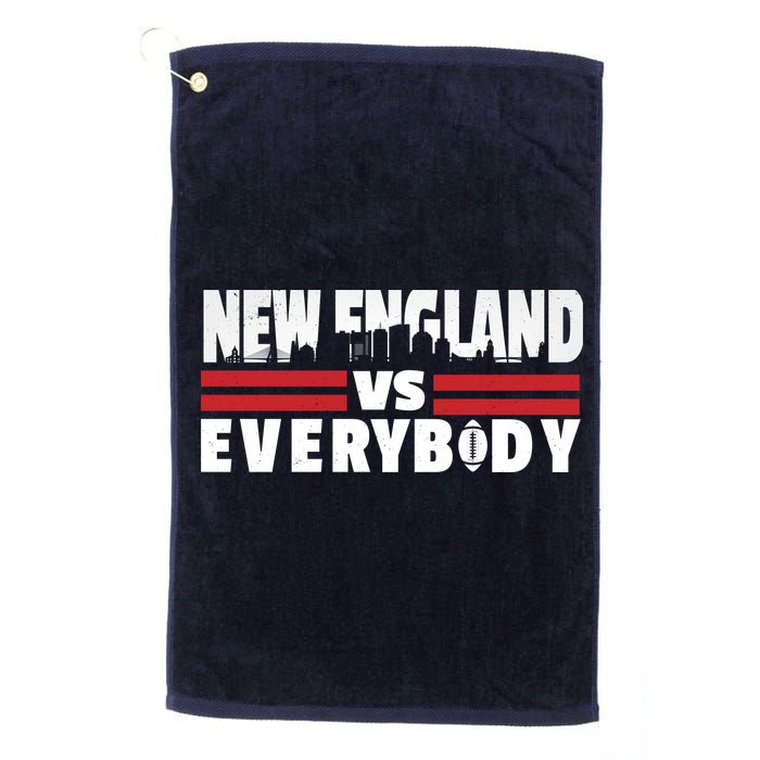 New England Vs Everybody City Platinum Collection Golf Towel