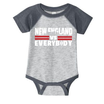 New England Vs Everybody City Infant Baby Jersey Bodysuit