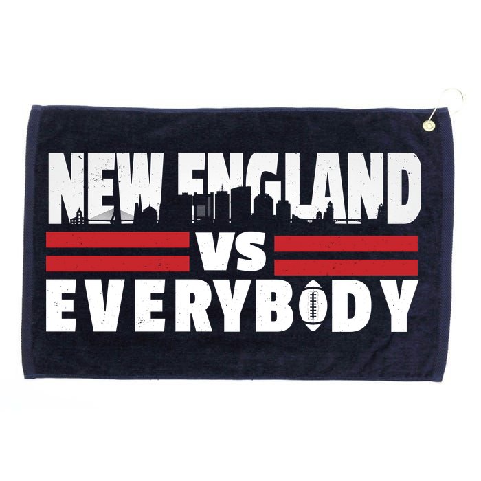 New England Vs Everybody City Grommeted Golf Towel