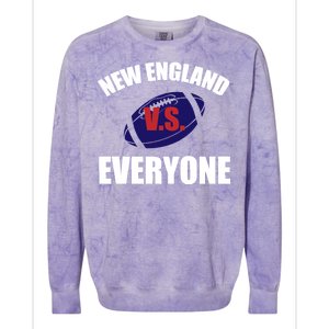 New England Vs Everyone Colorblast Crewneck Sweatshirt