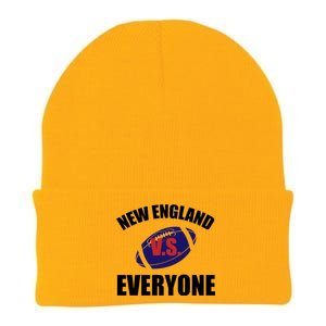 New England Vs Everyone Knit Cap Winter Beanie