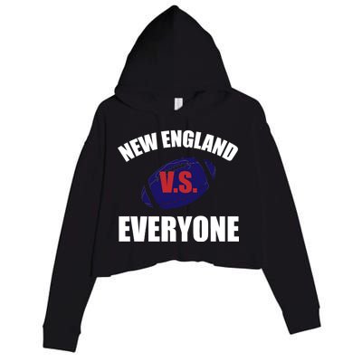 New England Vs Everyone Crop Fleece Hoodie