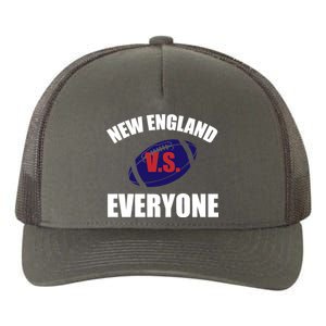 New England Vs Everyone Yupoong Adult 5-Panel Trucker Hat