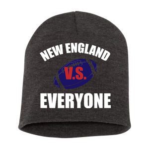 New England Vs Everyone Short Acrylic Beanie