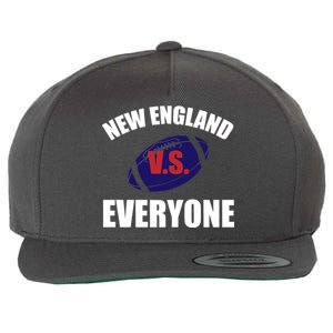 New England Vs Everyone Wool Snapback Cap