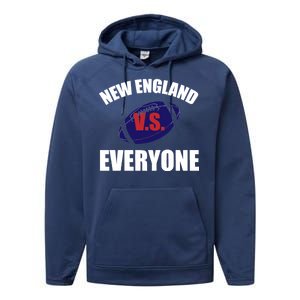 New England Vs Everyone Performance Fleece Hoodie