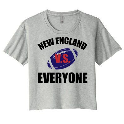 New England Vs Everyone Women's Crop Top Tee